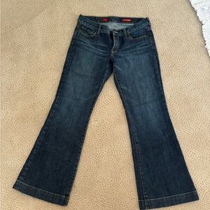 Express Dark Blue Flare Jeans